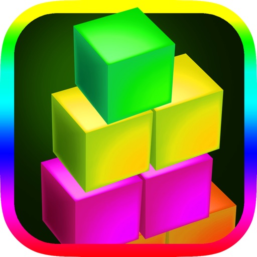 A Neon Stacked Boxes Of State Bright - In Glowing Cubed Light Glory Game Free