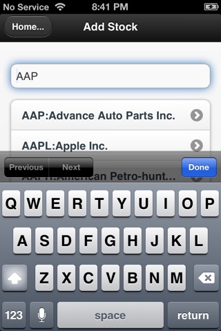 azFinance screenshot 2