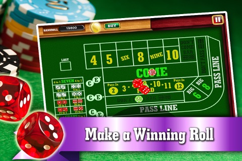 Macau Craps Table PRO - Addicting Gambler's Casino Dice Game screenshot 3