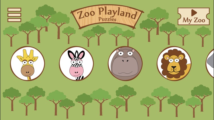 Toddler Puzzle Zoo Animal game