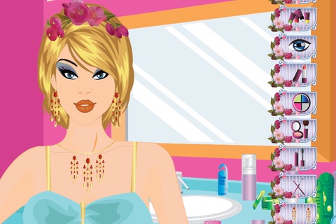 Flower Princess Make Up Game screenshot 4