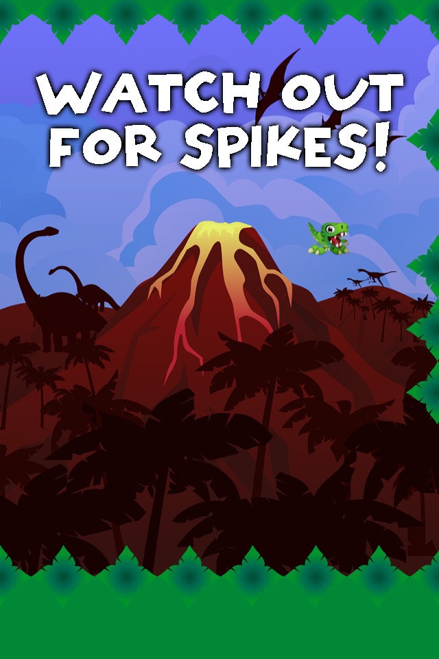 Bouncy Dino Hop - The Best of Dinosaur Games with Only One Life screenshot 3