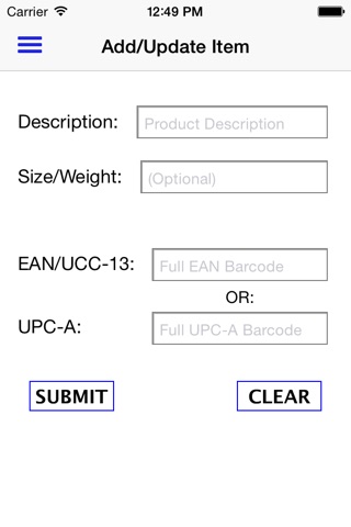 UPC Database screenshot 3