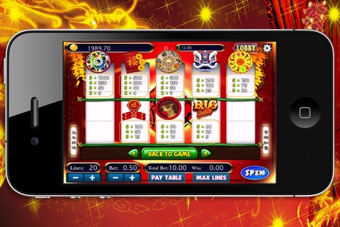 Chinese Zodiac Slots Machine screenshot 4