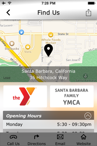 Santa Barbara Family YMCA screenshot 2