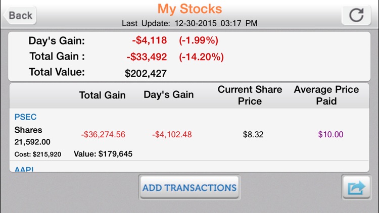 My Portfolios HD