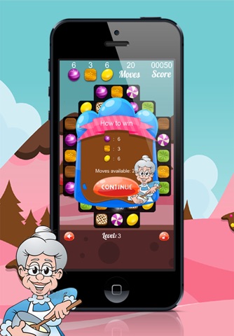 Happy Grandmother. Seriously addictive match3 game! screenshot 3