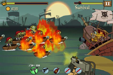 Zombie Pirates War screenshot 2