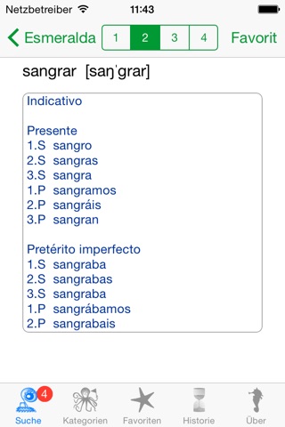 Esmeralda - Spanish German dictionary screenshot 4