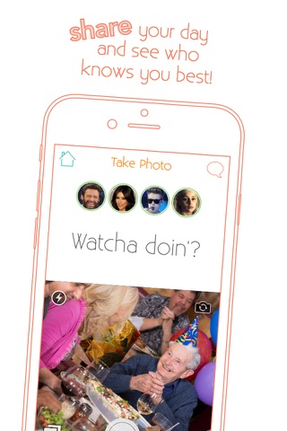 Watcha Doin'? - Photo guessing game with friends screenshot 2