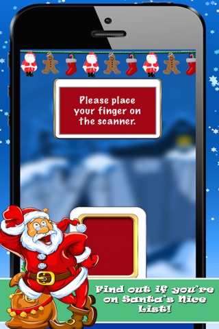 Santa's Nice or Naughty List - Funny Finger Scanner To See Whose Good / Bad for Christmas gift wish screenshot 2