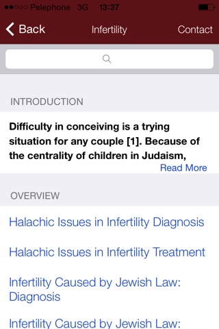 Jewish Women's Health screenshot 2
