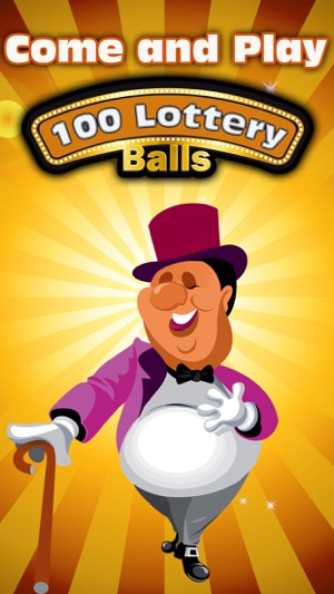 100 Lottery Balls - Catch the Balls as T