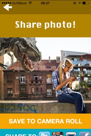 Dino Camera - Virtual Stickers screenshot 4