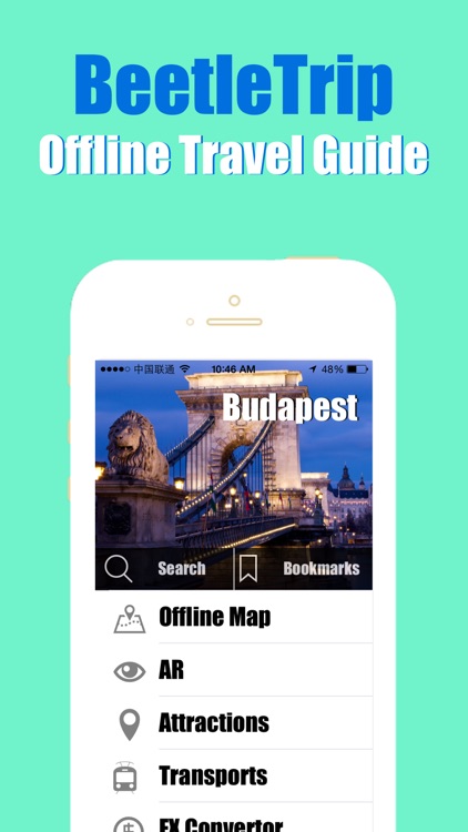 Budapest travel guide and offline city map, Beetletrip Augmented Reality Hungary Budapest Metro Tram Train and Walks