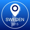Sweden Offline Map + City Guide Navigator, Attractions and Transports