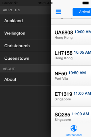 NZ Airport Flight Information screenshot 3