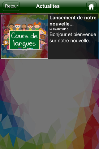 Cours de langues screenshot 3