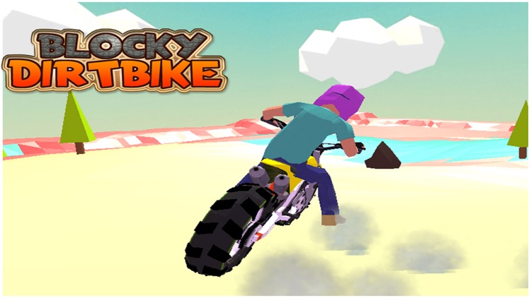 Blocky Dirt Bike