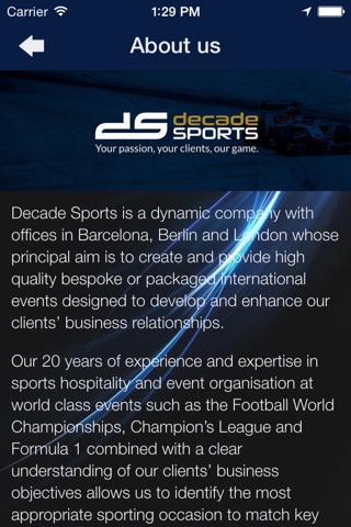 Decade Sports screenshot 2