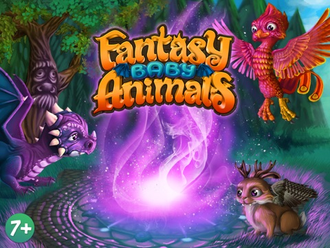 Fantasy Baby Animals - Ухаживайте за единорогами, драконами и другими милыми существами на iPad