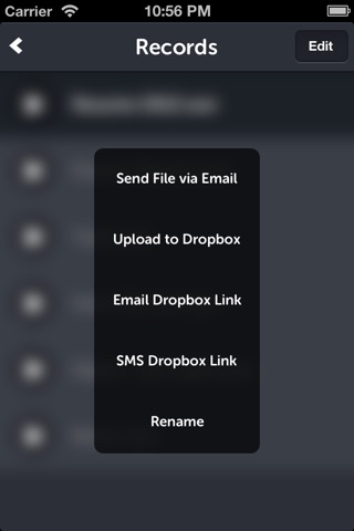 Recorder - Record & Share, Upload to Dropbox screenshot 2