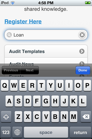 AuditNet screenshot 2