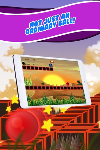Bouncy Red Ball Fast Wipeout Pro screenshot 2