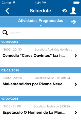 Eventos Brasil screenshot 4