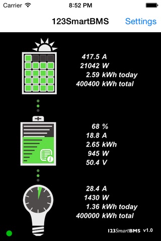 123SmartBMS screenshot 2