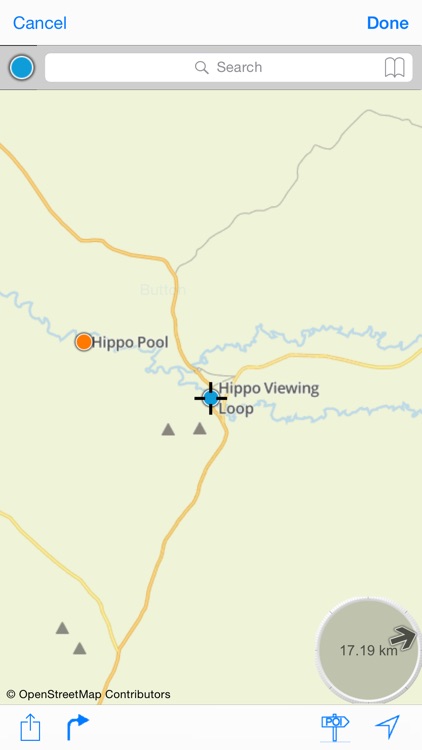 Serengeti : Offline Map. including Masaï-Mara and Ngorongoro National parks