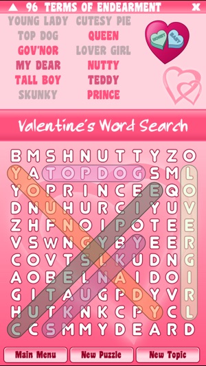 Valentine's Day Word Search(圖5)-速報App