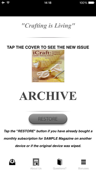 iCraft:Hobbyist Magazine screenshot1