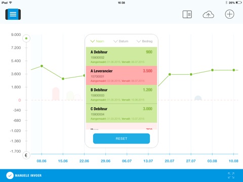 Cashboard - Voor dynamische cashflow prognoses screenshot 2