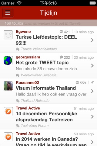 Wereldwijzer Forums screenshot 2