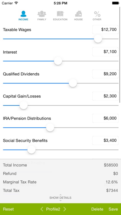 Tax Calculator - Quick Estimate of your 2014 Tax Refund screenshot-0