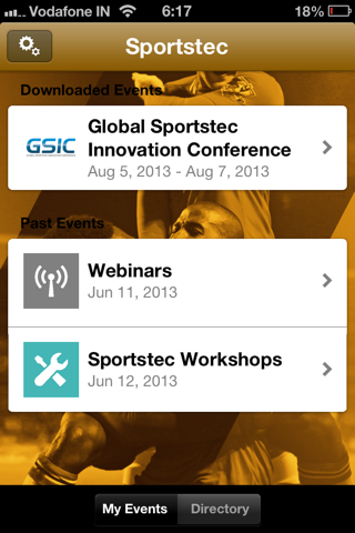 Sportstec Events screenshot 2