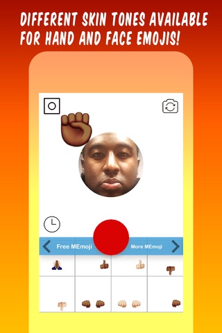 MEmoji - GIF selfies with emoji accessories! screenshot 4
