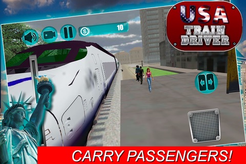 USA Train Driver Simulator 3D screenshot 2