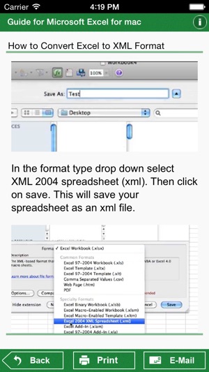 Mac用のmicrosoft Excelのためのガイド をapp Storeで