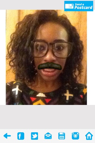MoTuner Photo Editor - Fast way to superimpose a mustache to your face! screenshot 3