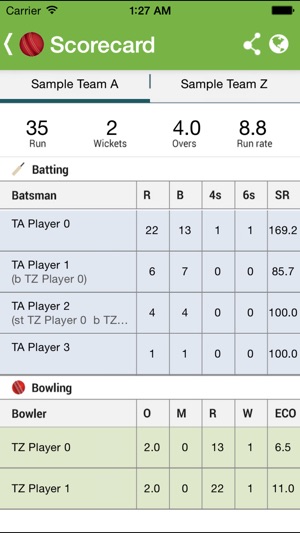 Chauka Cricket Scoring App(圖4)-速報App