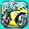 A Aarons Sports Bike Race - Speedway Motorcycle Racing Rally Crash by  Biker Gang