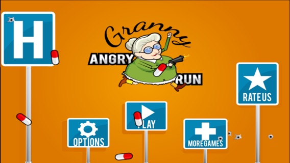 Angry Grandma Run Games:Crazy - The most fun games for the bad grandma in you!のおすすめ画像1