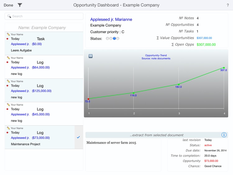 CRM Business Mail - eMail, Contacts and Notes for the professional Customer Relationship Management