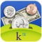 Icon Counting Bills & Coins