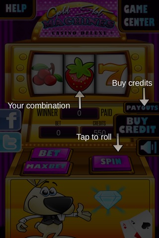 Gold Slot Machines - Casino Deluxe screenshot 4