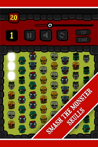 Scary Skull Smash Free - Break Bones of Monsters screenshot 2