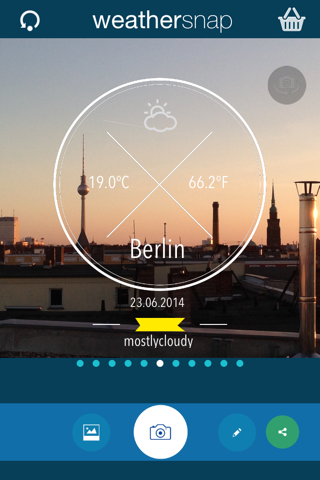 Weathersnap – Share Your Local Real-Time Weather with Beautiful Photo Skins screenshot 3