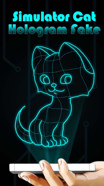 Simulator Cat Hologram Fake